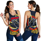 Adelaide Woman Racerback Tank Crows Indigenous - Vibe Hoodie