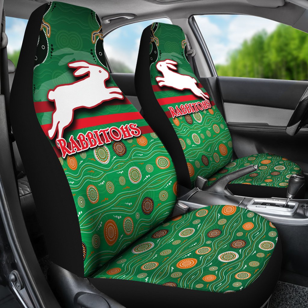 rabbitohs-car-seat-covers-indigenous-green