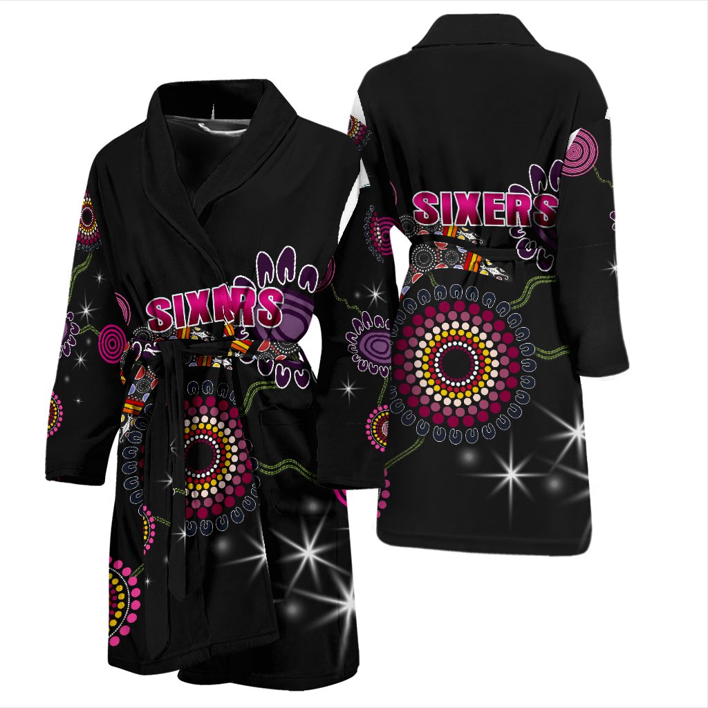 sydney-mens-bath-robe-sixers-indigenous-black