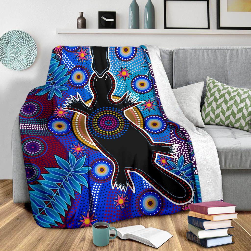 aboriginal-premium-blanket-indigenous-platypus