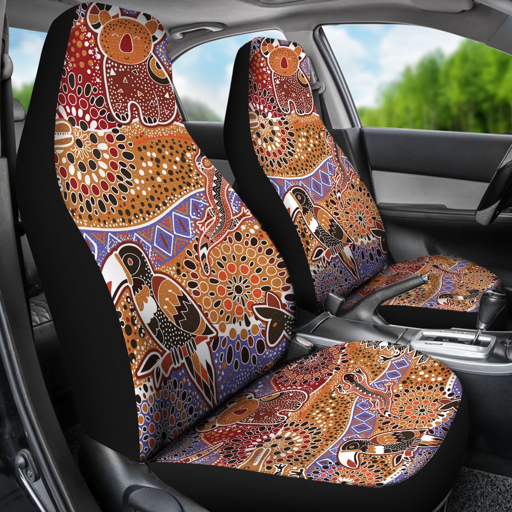 aboriginal-art-seat-covers-toucan-lizard-koala
