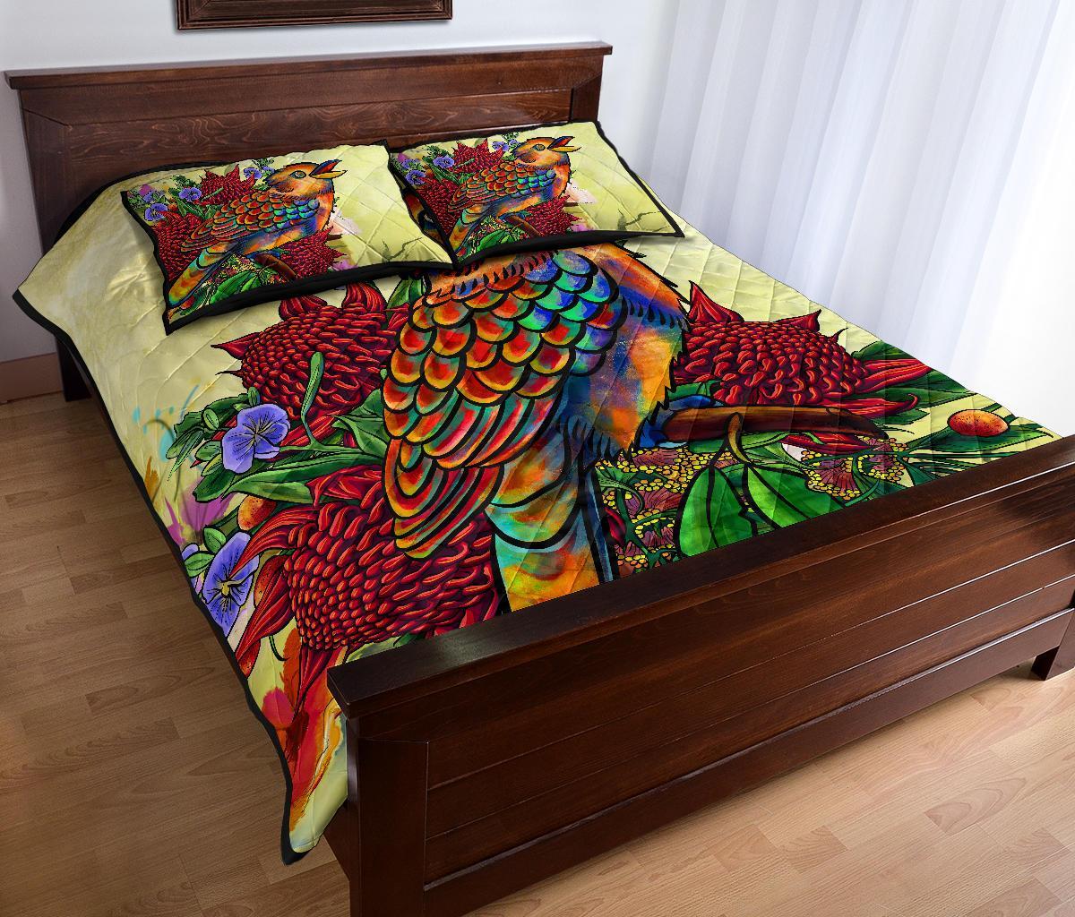 quilt-bed-set-australia-kookaburra-with-waratah