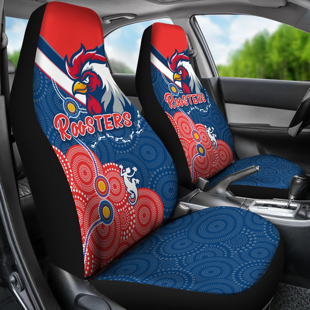 roosters-car-seat-cover-red-aboriginal-rugby