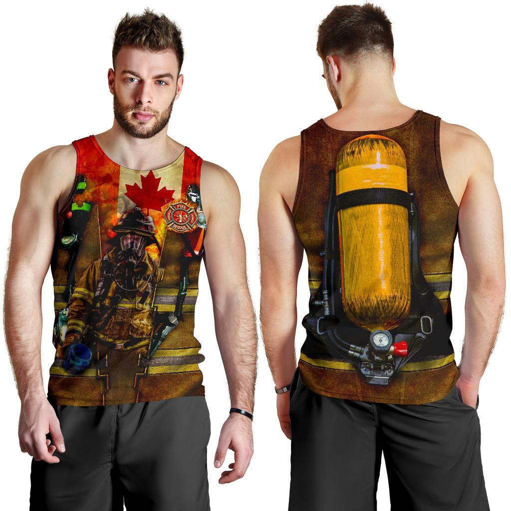 canada-mens-tank-tops-canadian-firefighter-3d