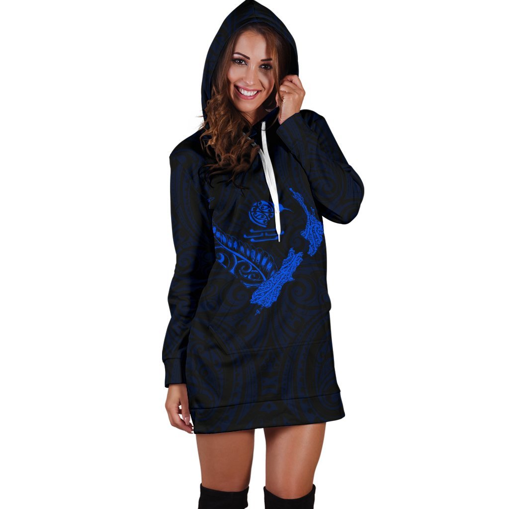 new-zealand-heart-womens-hoodie-dress-map-kiwi-mix-silver-fern-blue