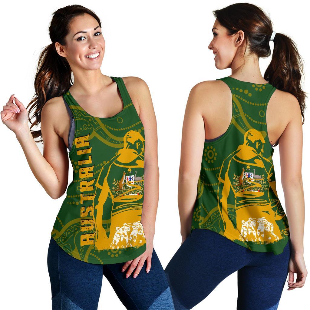 Australia Flag Women'S Racerback Tank - Rugby Winner - Vibe Hoodie