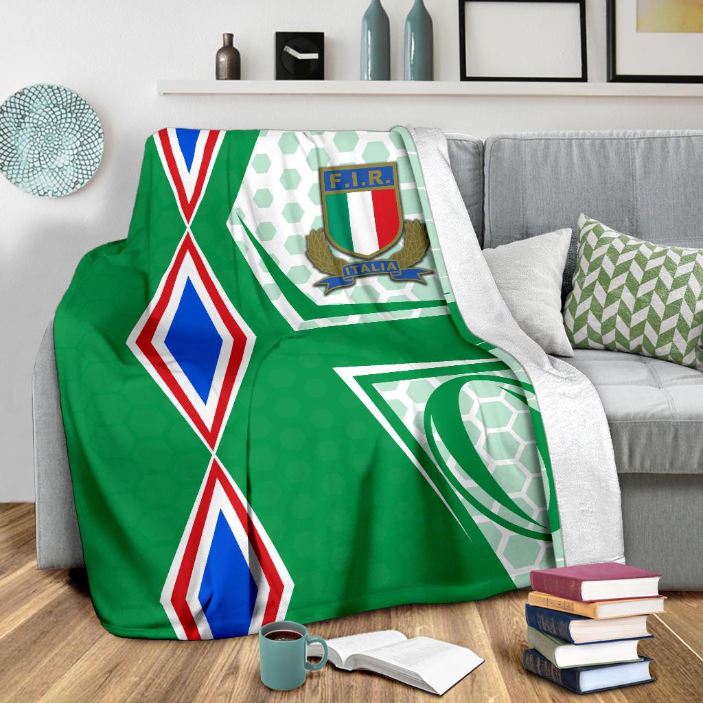 italy-rugby-premium-blanket-gli-azzurri-vibes-green