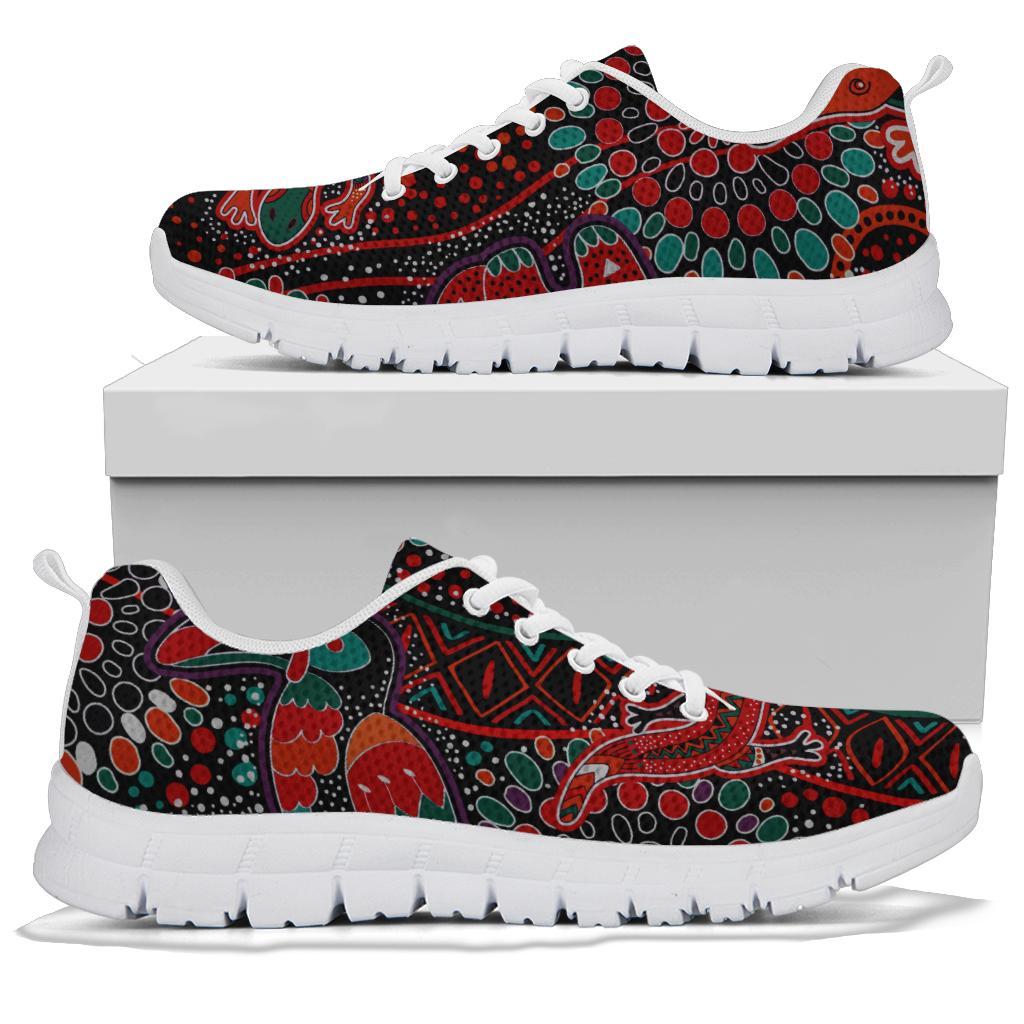 sneakers-aboriginal-animal-dot-acrylic-paint