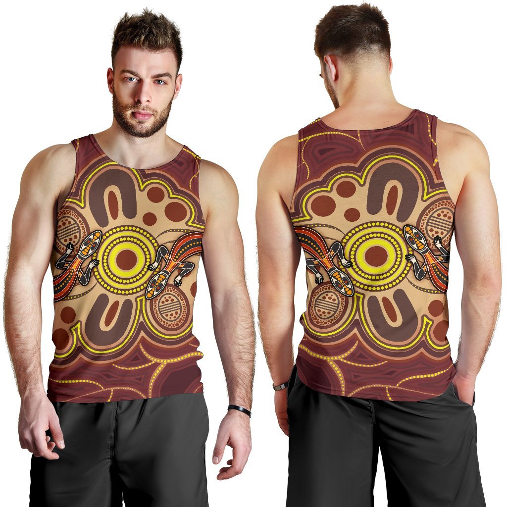 aboriginal-mens-tank-top-indigenous-lizard-dot-painting-art