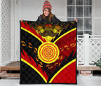 aboriginal-premium-quilt-indigenous-flag-with-footprint-hand-art