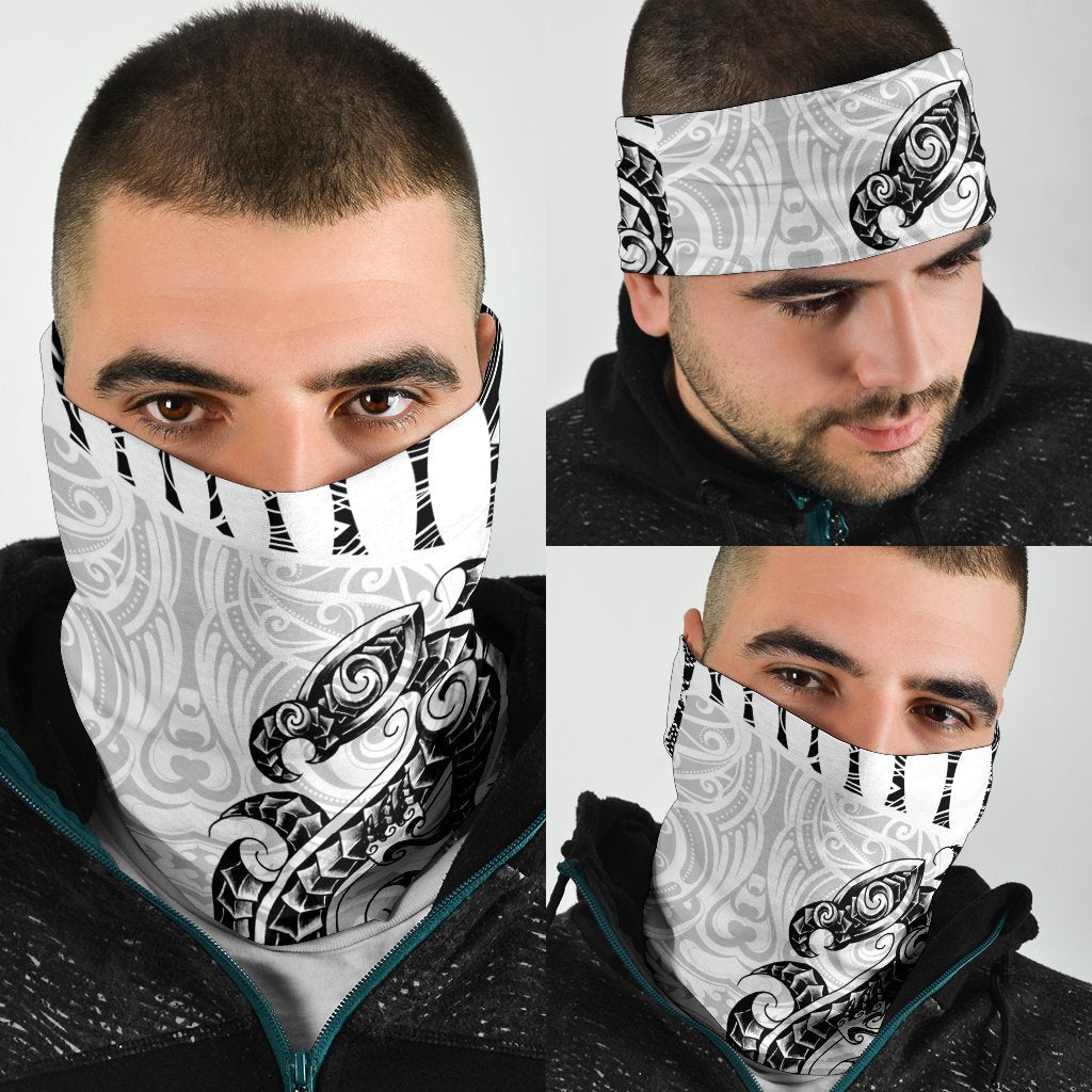 aotearoa-bandana-maori-manaia-silver-fern-white