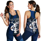 Carlton Women Racerback Tank Blues Free Style Indigenous - Vibe Hoodie
