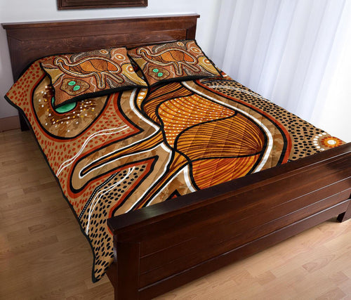 aboriginal-quilt-bed-set-indigenous-emu-vintage-stye