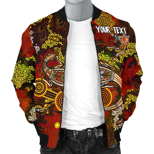 custom-aboriginal-mens-bomber-jacket-kangaroo-and-lizard-dot-painting-art