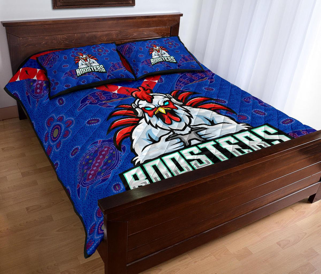sydney-roosters-indigenous-anzac-quilt-bed-set-prairie-style