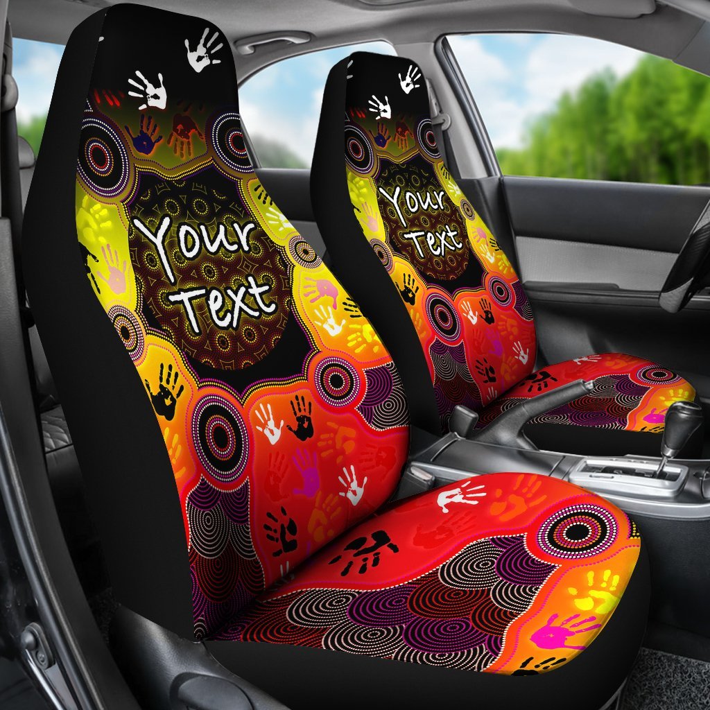 custom-aboriginal-car-seat-covers-indigenous-circle-dot-painting-hand-art