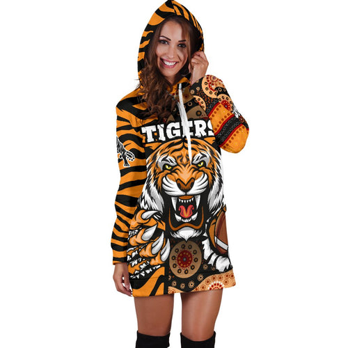 custom-personalised-tigers-womens-hoodie-dress-wests-tiger-skin-style
