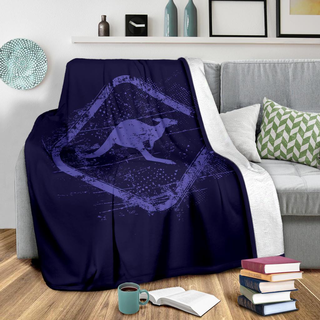 premium-blanket-kangaroo-blanket-grunge-kangaroo-sign