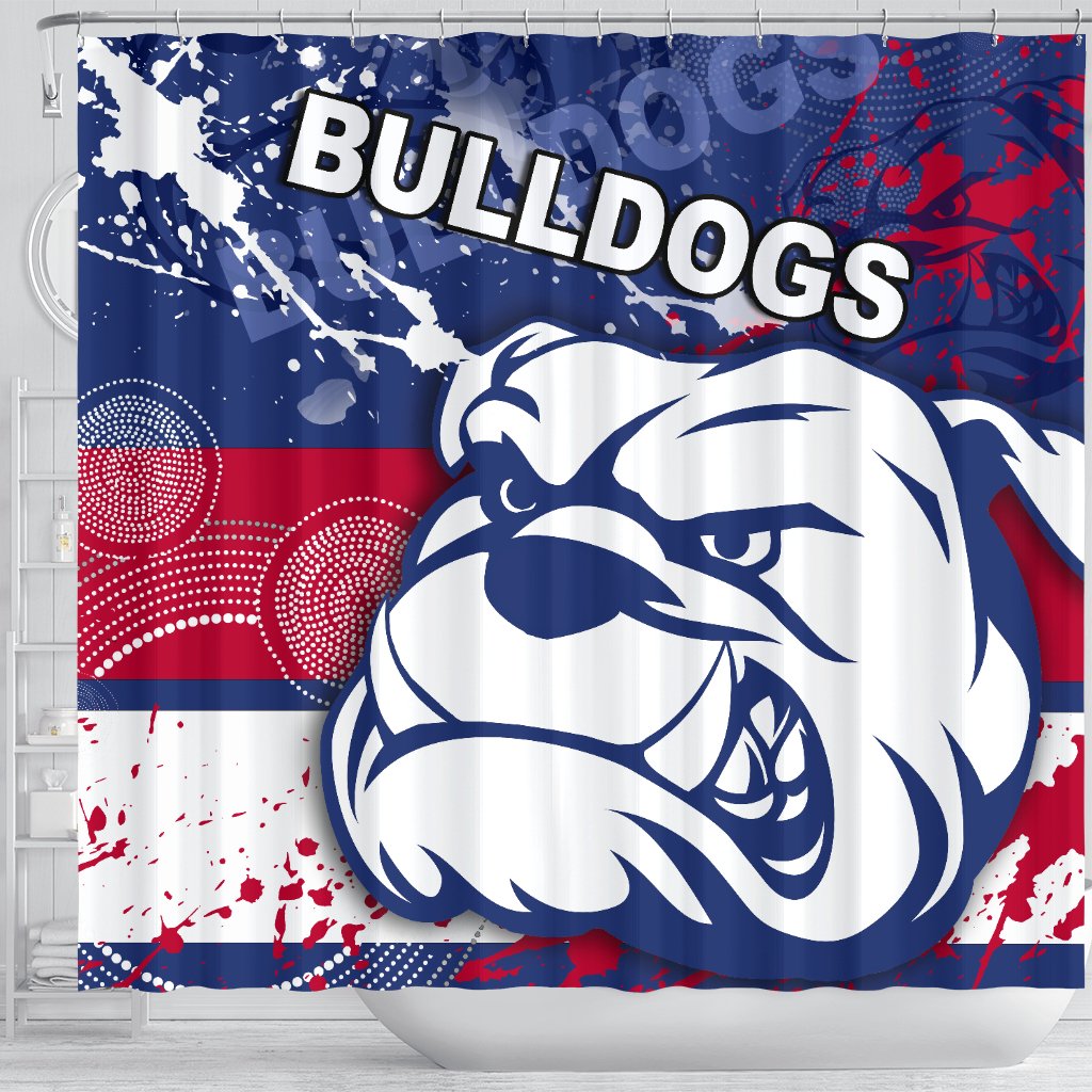 western-bulldogs-shower-curtain