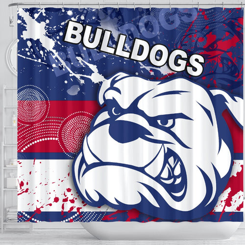western-bulldogs-shower-curtain
