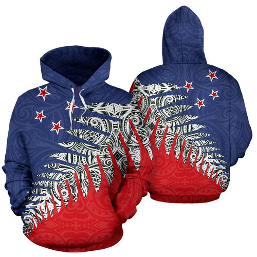 new-zealand-silver-fern-hoodie-red