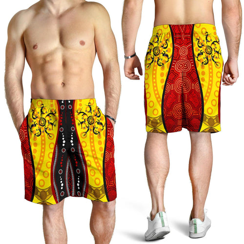 aboriginal-mens-short-dreamtime-koori-dance-dot-acrylic-paint
