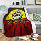 custom-aboriginal-premium-blanket-black-lives-matter-sun-dot-painting