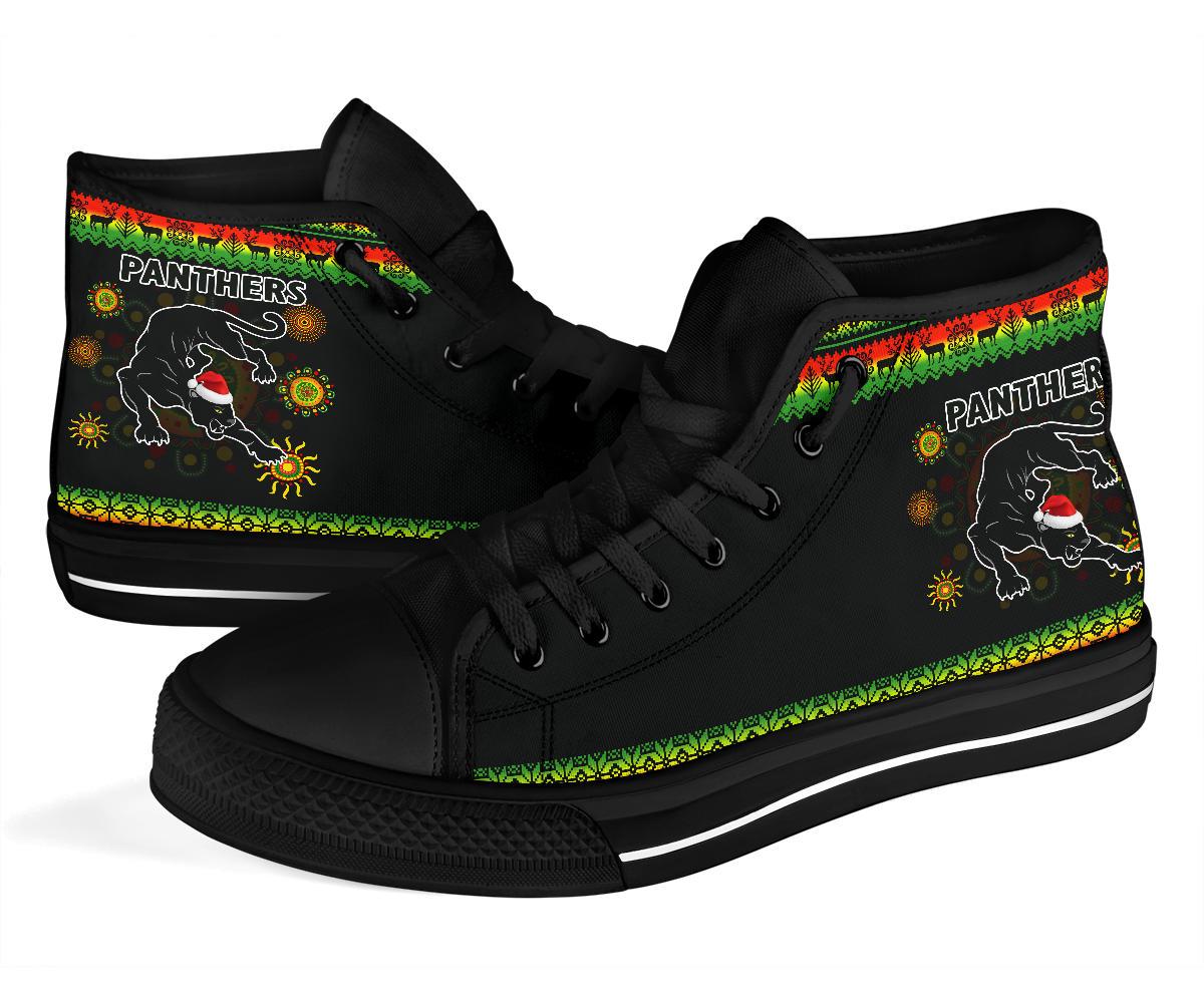 penrith-panthers-christmas-high-top-shoe-indigenous