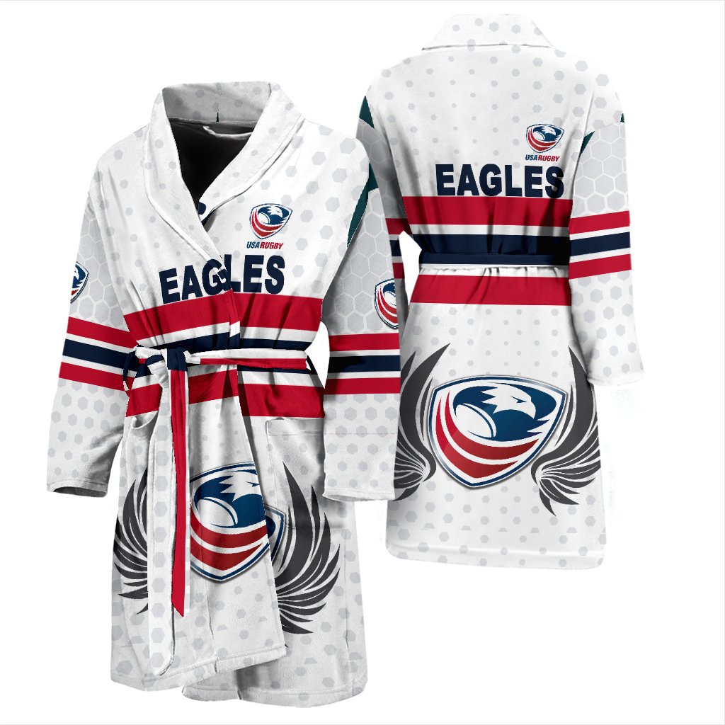 usa-rugby-mens-bath-robe-eagles-simple-style-white
