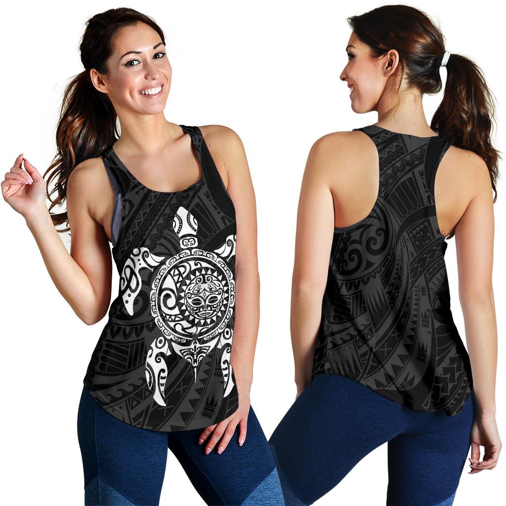 new-zealand-women-racerback-tank-maori-turtle-tattoo-golf-shirts-white