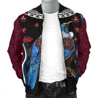 new-zealand-tui-bird-men-bomber-jacket-pohutukawa-burgundy