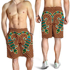 aboriginal-mens-shorts-lizard-dot-painting-patterns