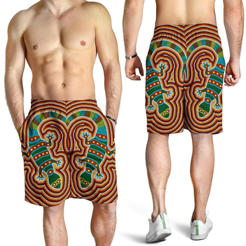 aboriginal-mens-shorts-lizard-dot-painting-patterns