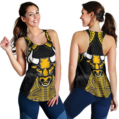 Aotearoa Maori Women Racerback Tank Taranaki Bulls - Vibe Hoodie