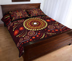 aboriginal-quilt-bed-set-indegenous-dot-painting-art