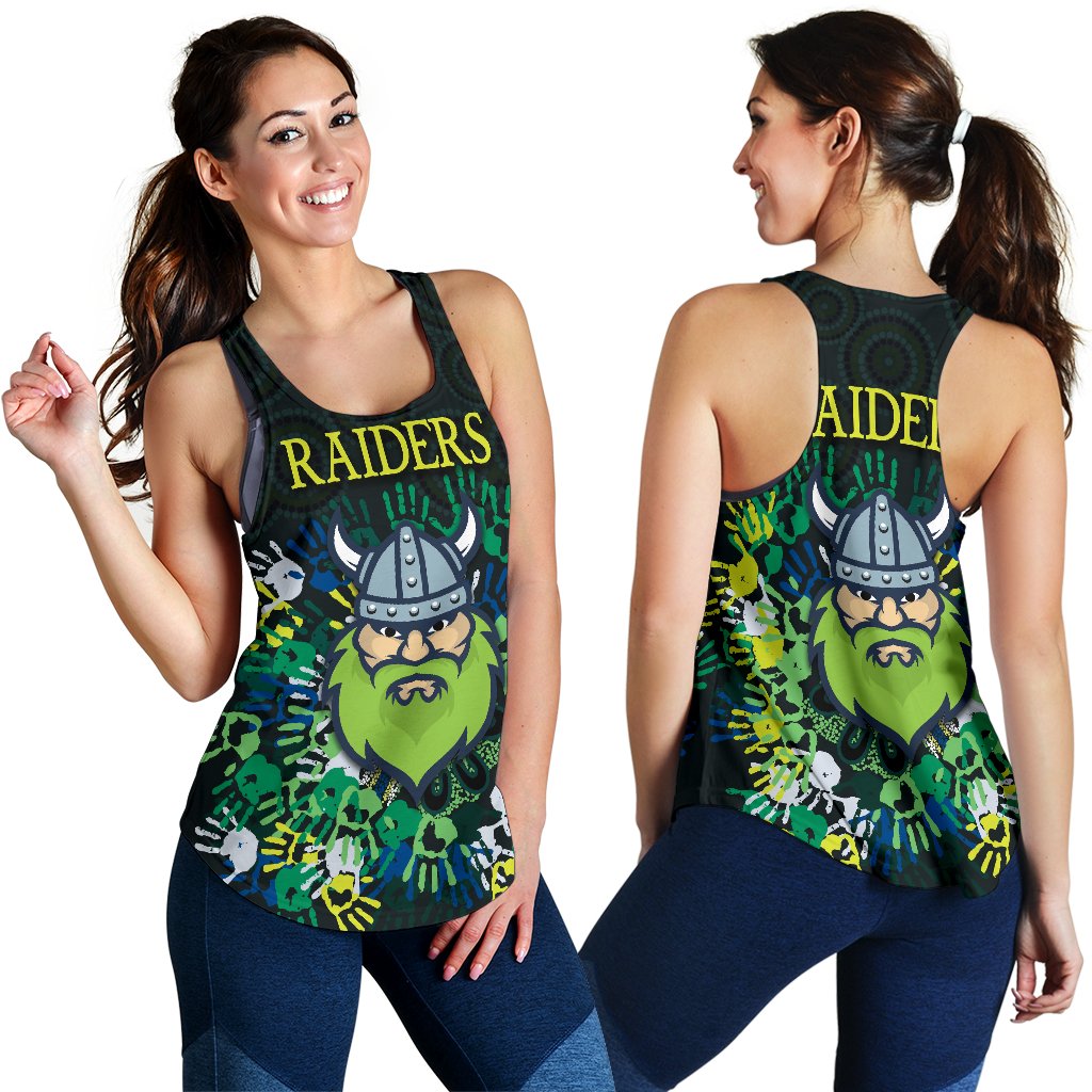 Canberra Women Racerback Tank Raiders Viking Simple Indigenous - Vibe Hoodie