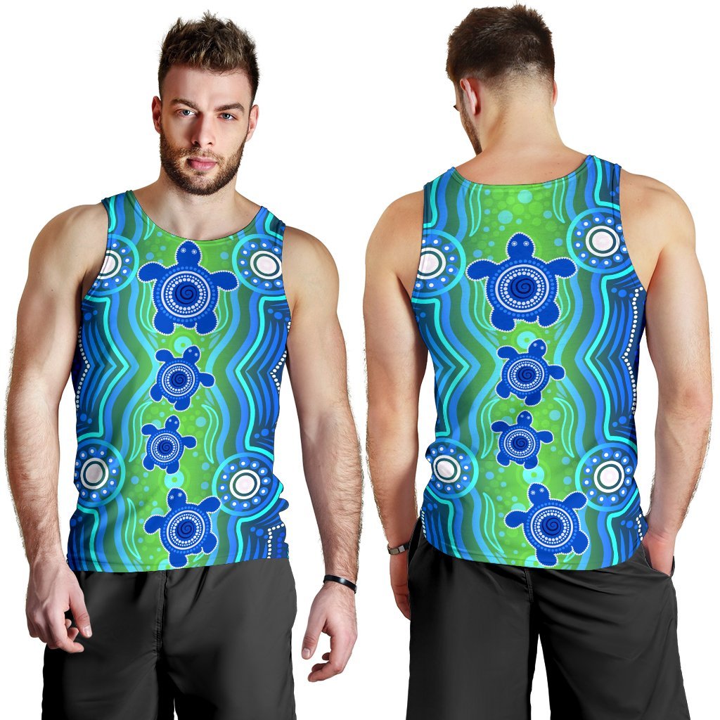 1staustrali-aboriginal-mens-tank-top-aboriginal-turtle-family