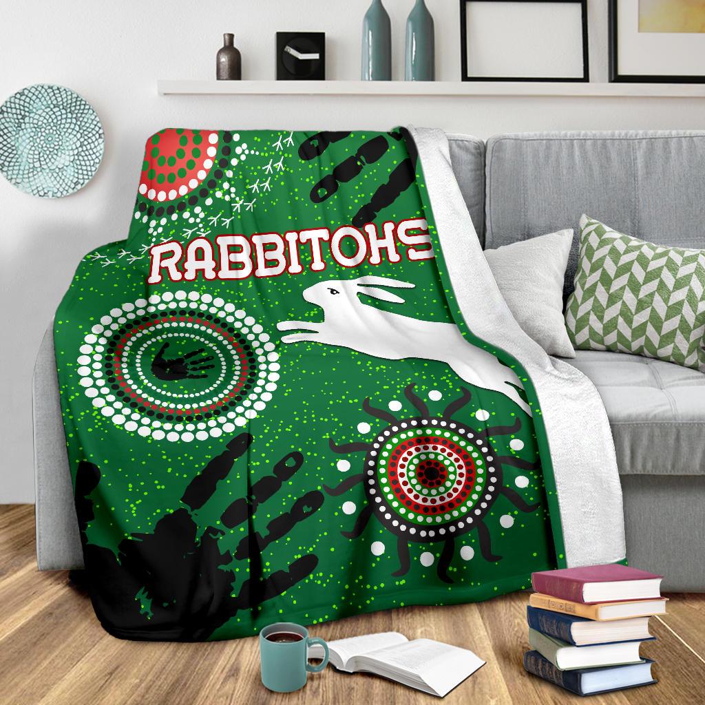 south-sydney-rabbitohs-indigenous-premium-blanket-country-style