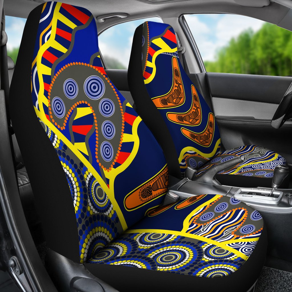 aboriginal-car-seat-covers-australian-boomerang-dot-painting-art