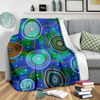 aboriginal-premium-blanket-indigenous-turtle-dreaming