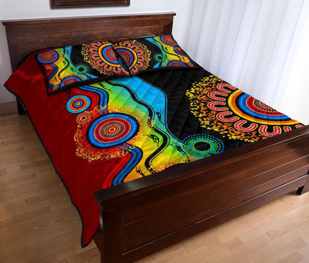 quilt-cover-set-aboriginal-dot-painting-indigenous-circle-patterns-blue-dream