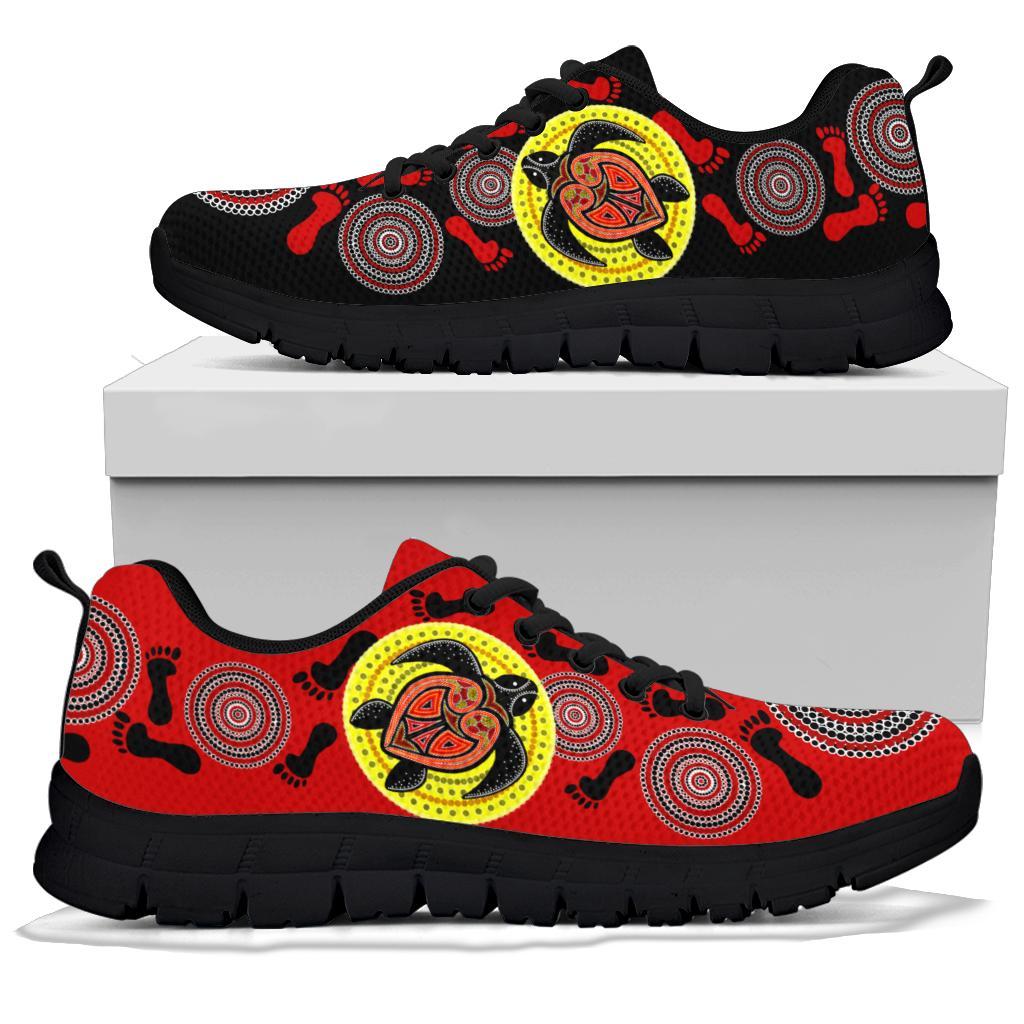 aboriginal-sneakers-turtle-footprint-circle-dot-painting-ver-02