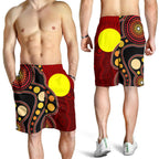 aboriginal-mens-shorts-australia-aboriginal-lives-matter-flag-circle-dot-painting-art-shorts