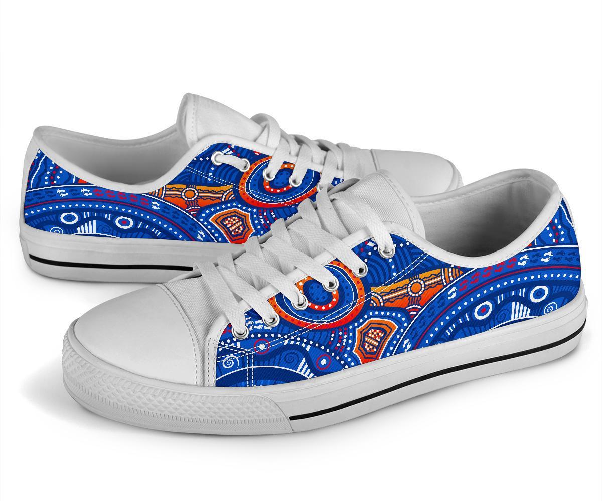 aboriginal-low-top-shoe-indigenous-footprint-patterns-blue-color