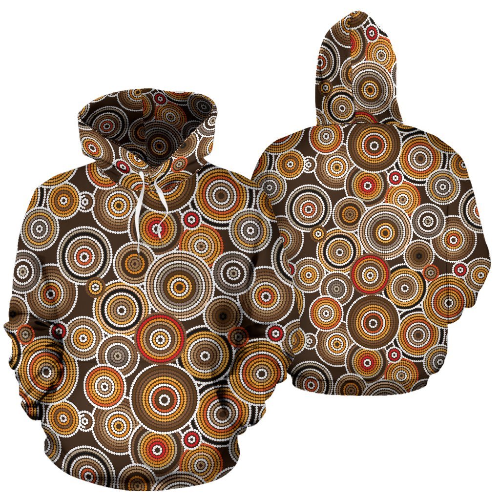 hoodie-aboriginal-dot-painting-hoodie-ver15-unisex