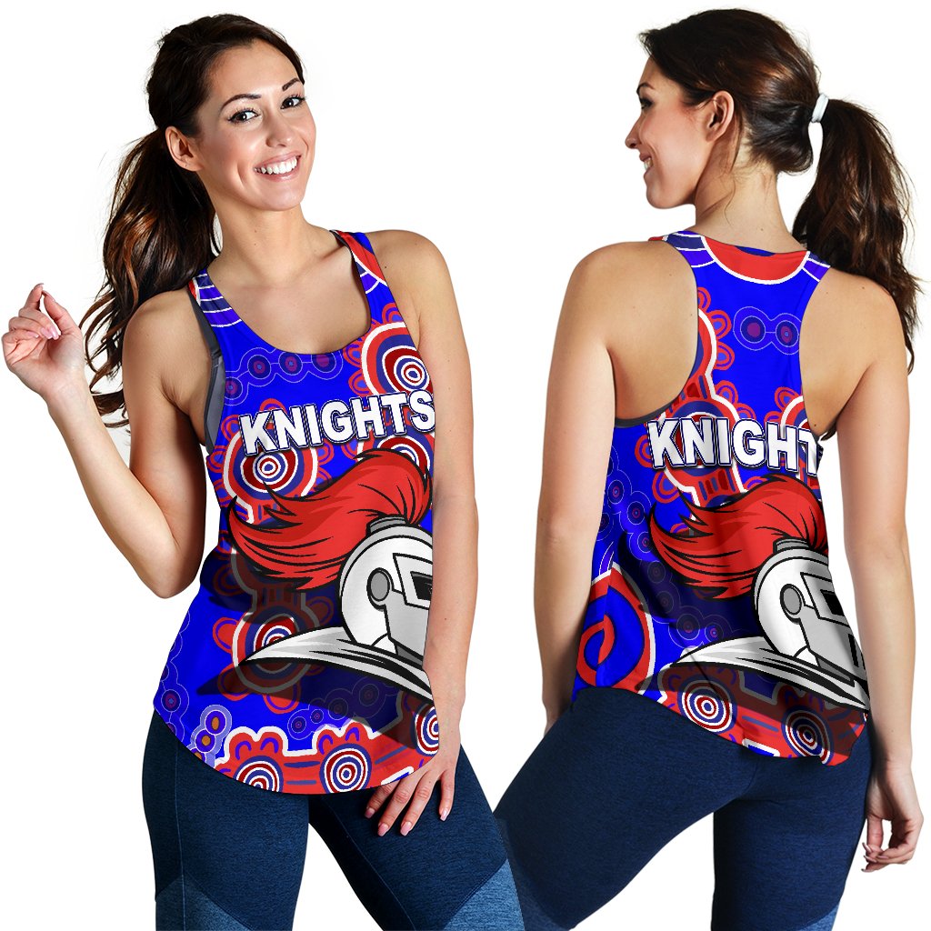 Newcastle Knights Women Racerback Tank Indigenous - Vibe Hoodie