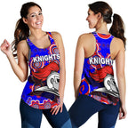 Newcastle Knights Women Racerback Tank Indigenous - Vibe Hoodie