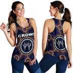 Adelaide Women Racerback Tank Indigenous Crows Footprint - Vibe Hoodie