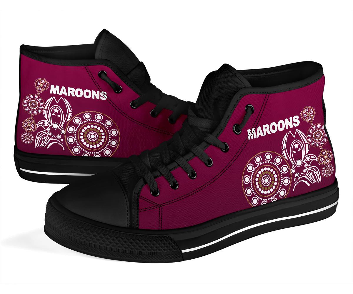 queensland-high-top-shoe-maroons-simple-indigenous