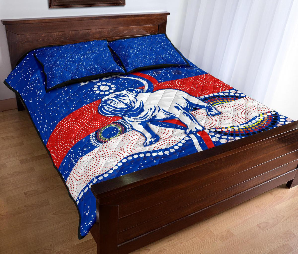 western-quilt-bed-set-bulldogs-unique-indigenous